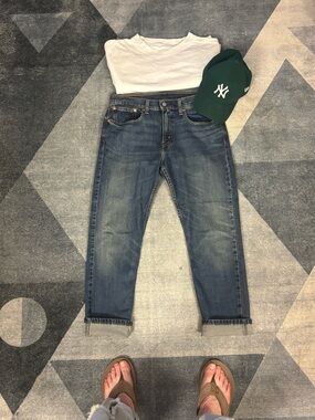 Levi's 502 Men’s Jeans in Medium Blue Denim